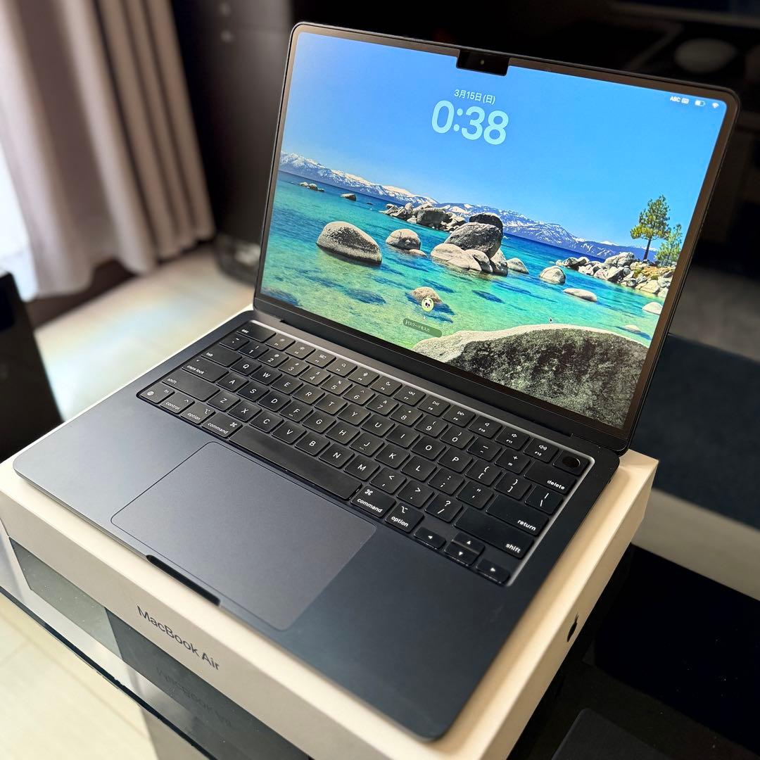 美品MacBook Air M3 13 16GB 256GB US配列 箱付