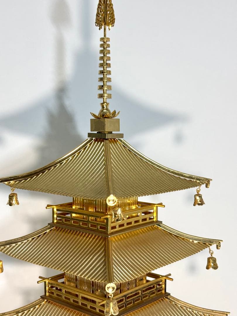 #五重塔 金属製オブジェ