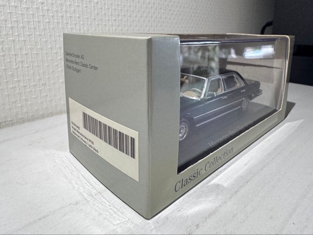 Mercedes-Benz Typ W116 ミニカー1/43黒