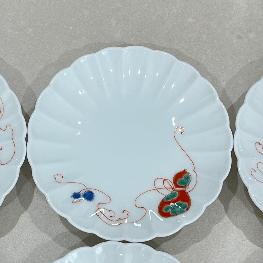 深川製磁　六瓢松竹梅　三ツ揃　花ひょうたん