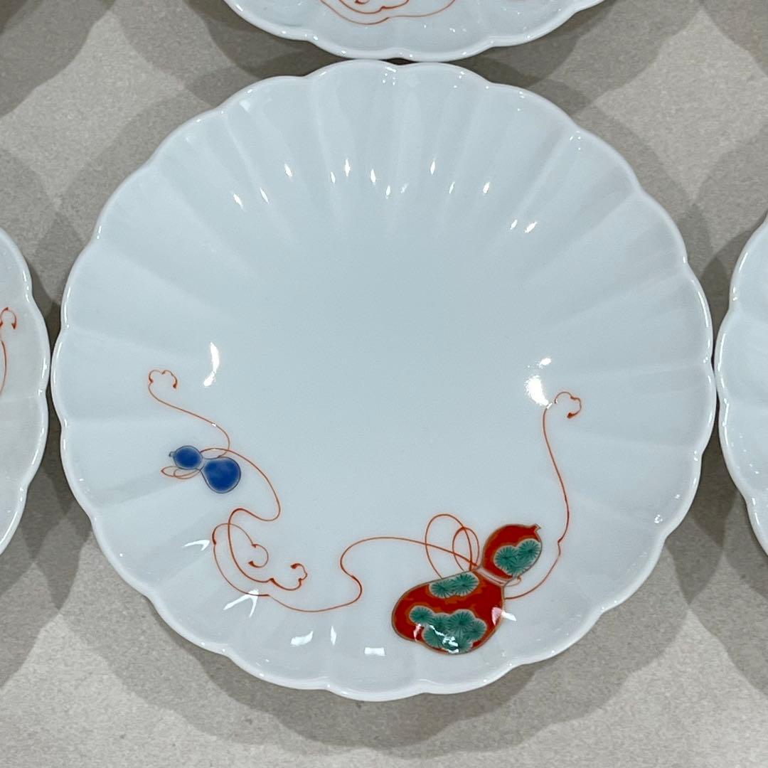 深川製磁　六瓢松竹梅　三ツ揃　花ひょうたん