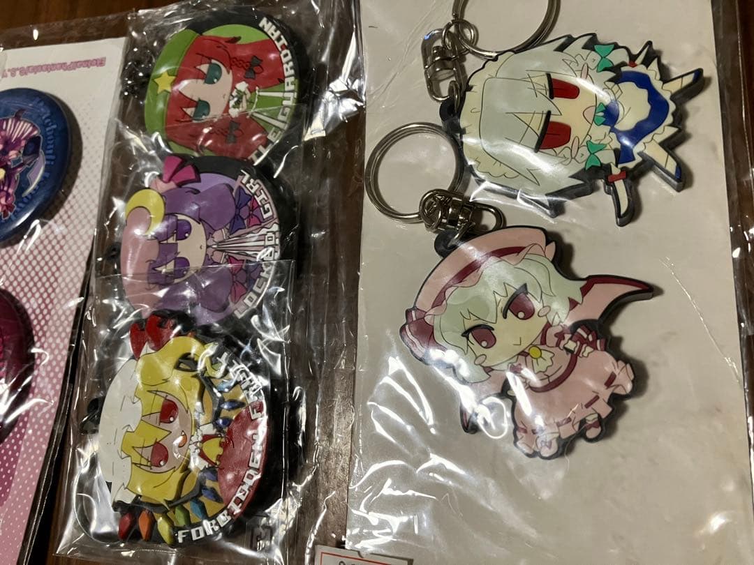 新品未使用　東方プロジェクト　グッズ　レミリア　缶バッチ　キーホルダー