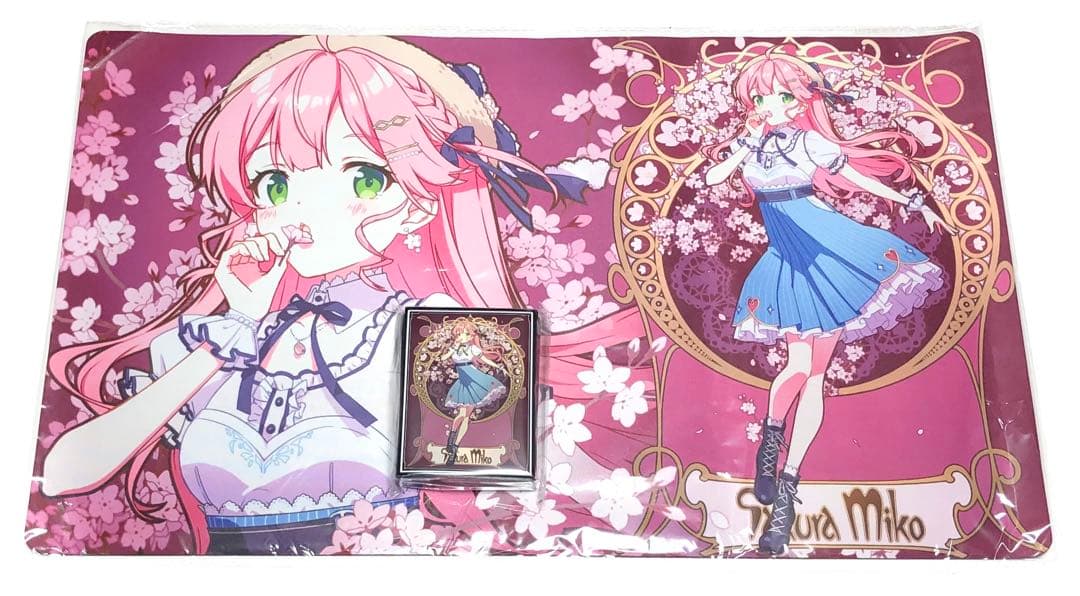 ホロライブ さくらみこ ミュシャ スリーブ プレイマット セット s_s