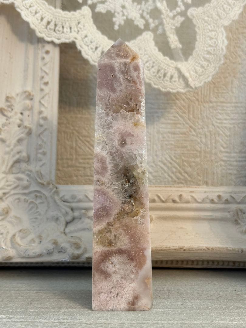 ꧁ピンクアメジストタワー143mm꧂