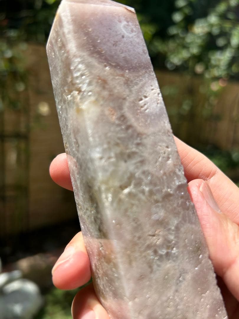 ꧁ピンクアメジストタワー143mm꧂