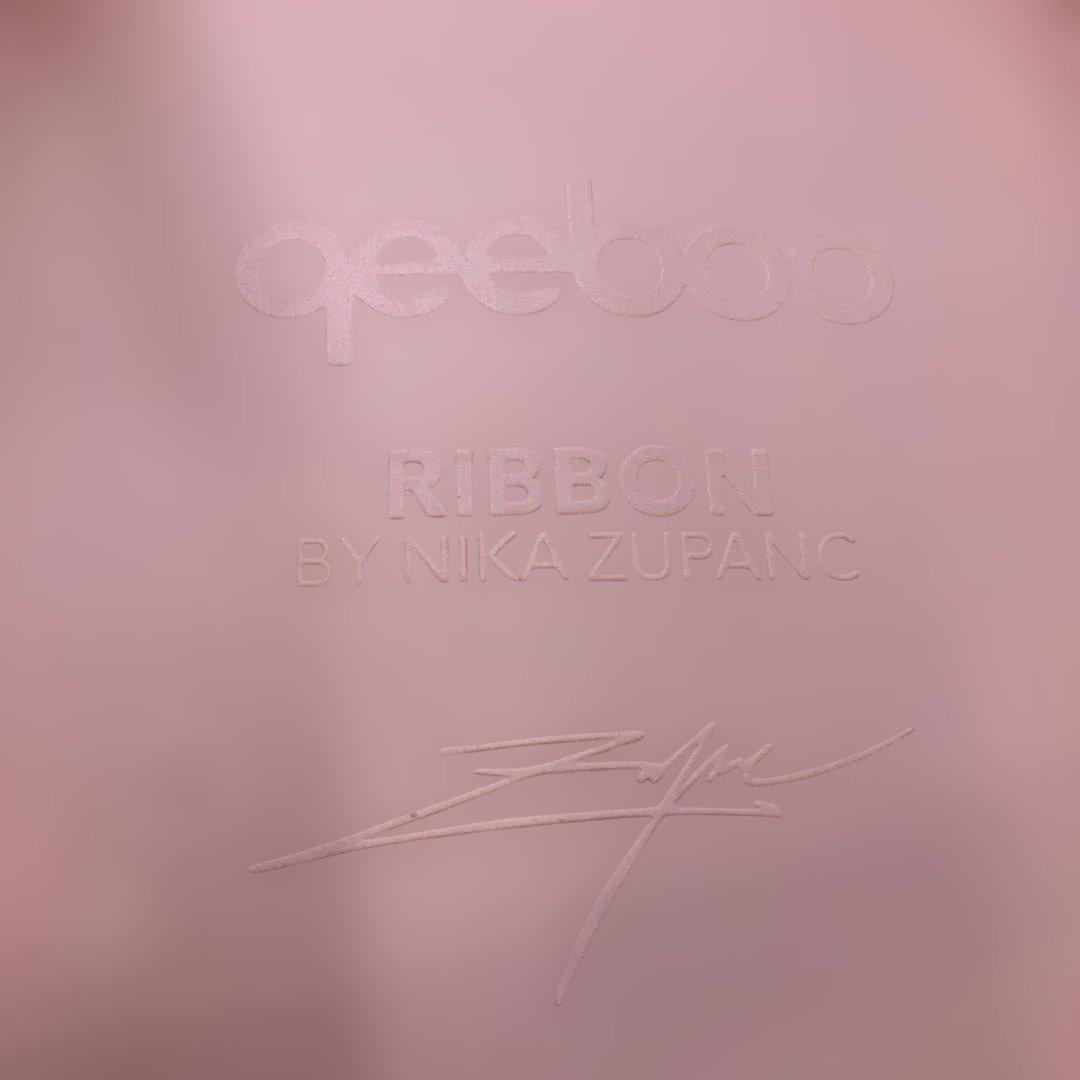 送料無料 Qeeboo リボンチェア ピンク フランフラン 88285