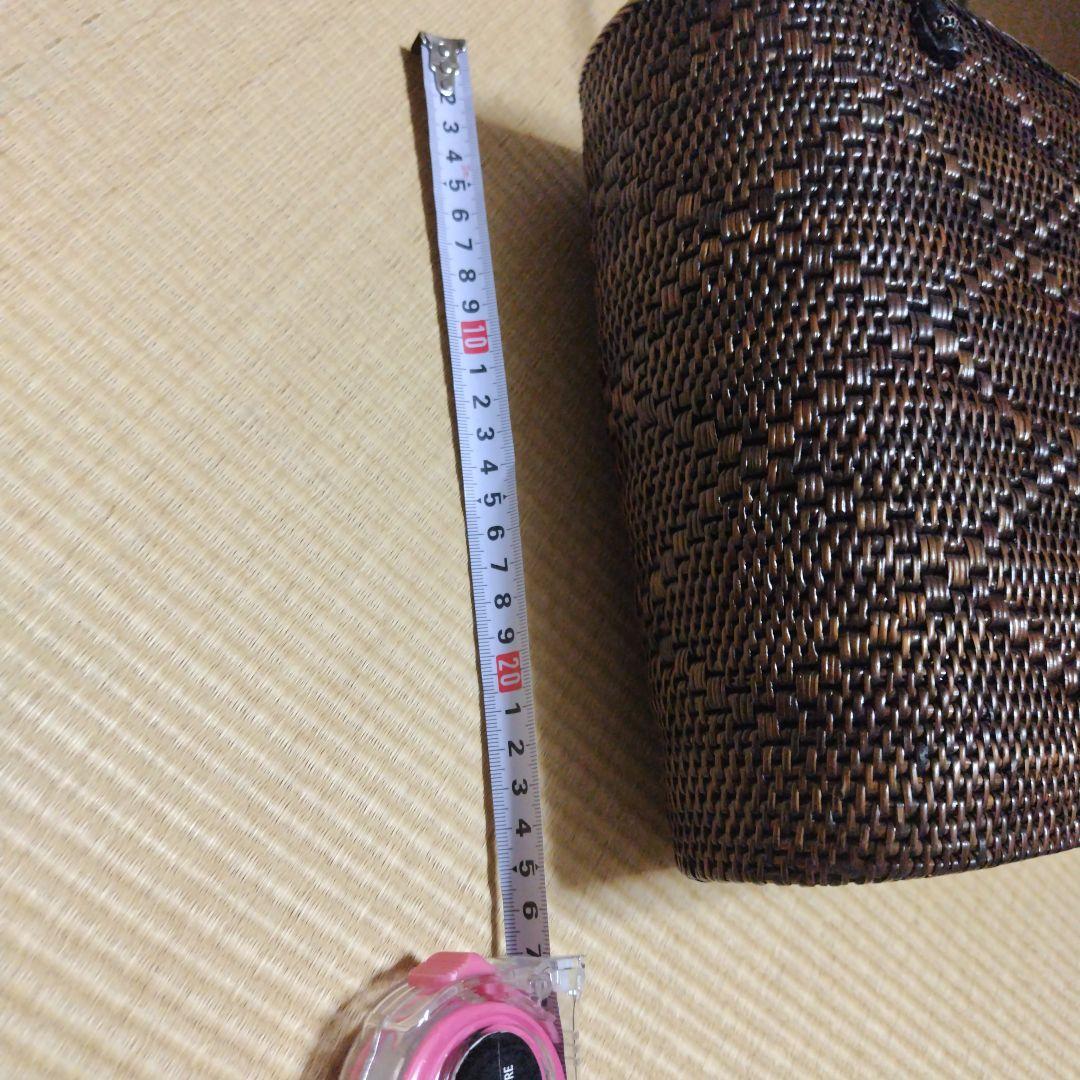 アタバッグ　焦げ茶　着物