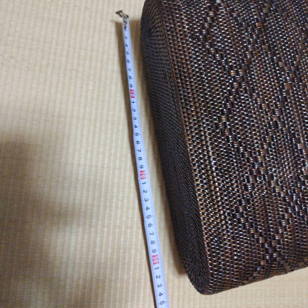 アタバッグ　焦げ茶　着物
