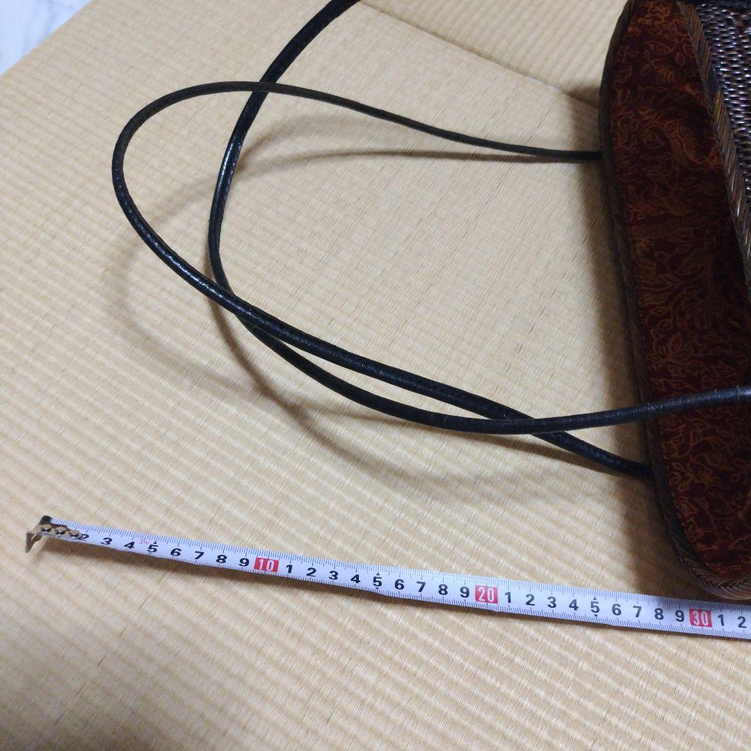 アタバッグ　焦げ茶　着物