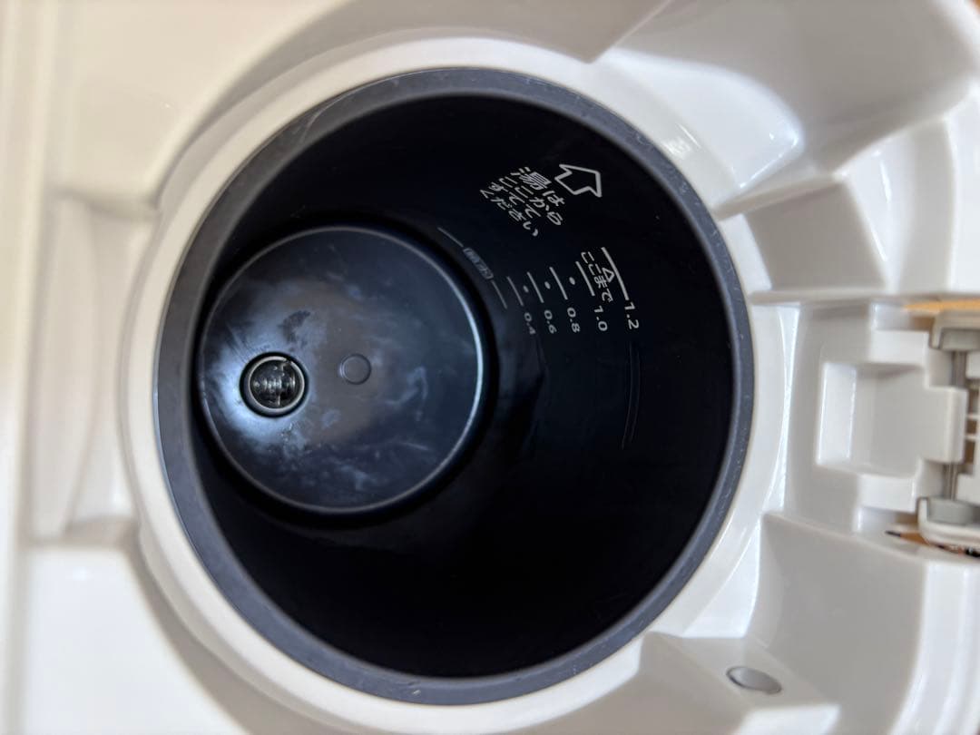 【美品】象印マホービン 電気ポット 1.2L STAN. ホワイトCP-CA12