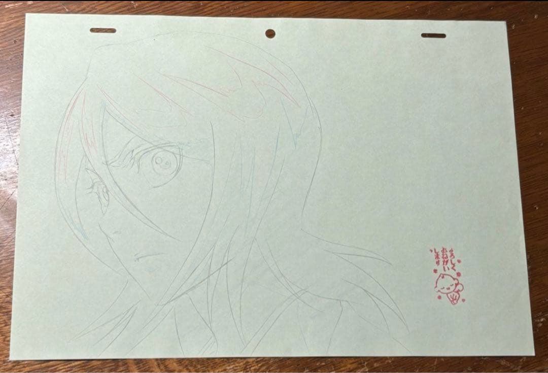 BLEACH セル画　黒崎一護　朽木ルキア