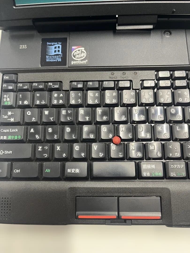 v*o様 実働品 IBM ThinkPad 235 2607-10J チャンドラ