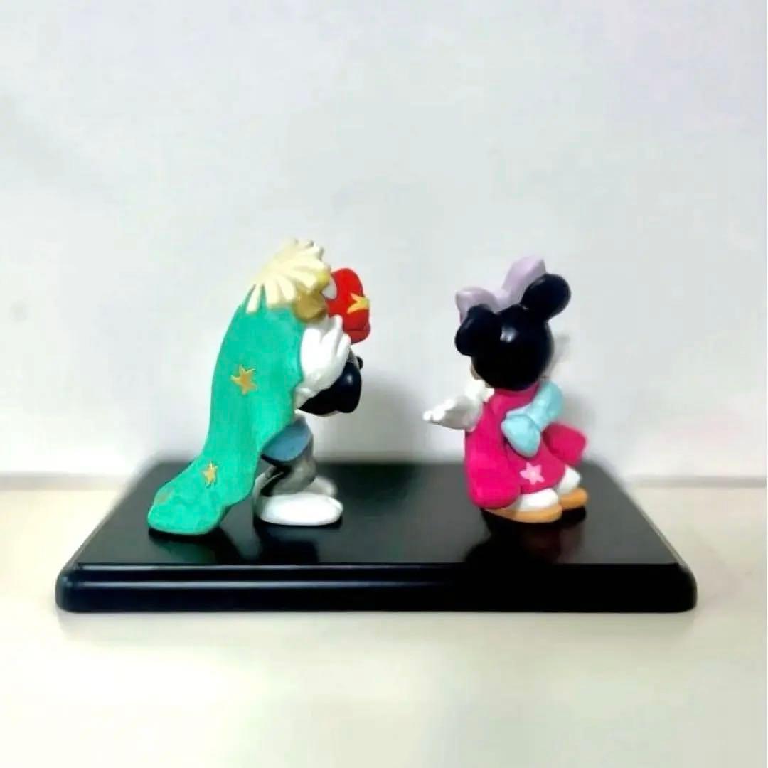 ディズニー 正月飾り フィギュア ⑧ ミッキー ミニー 獅子舞