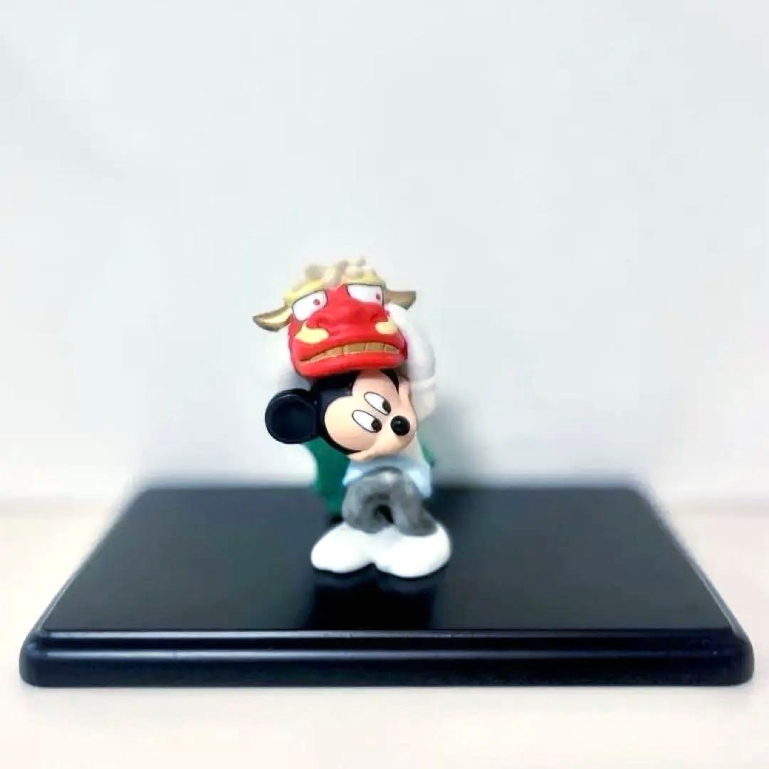 ディズニー 正月飾り フィギュア ⑧ ミッキー ミニー 獅子舞