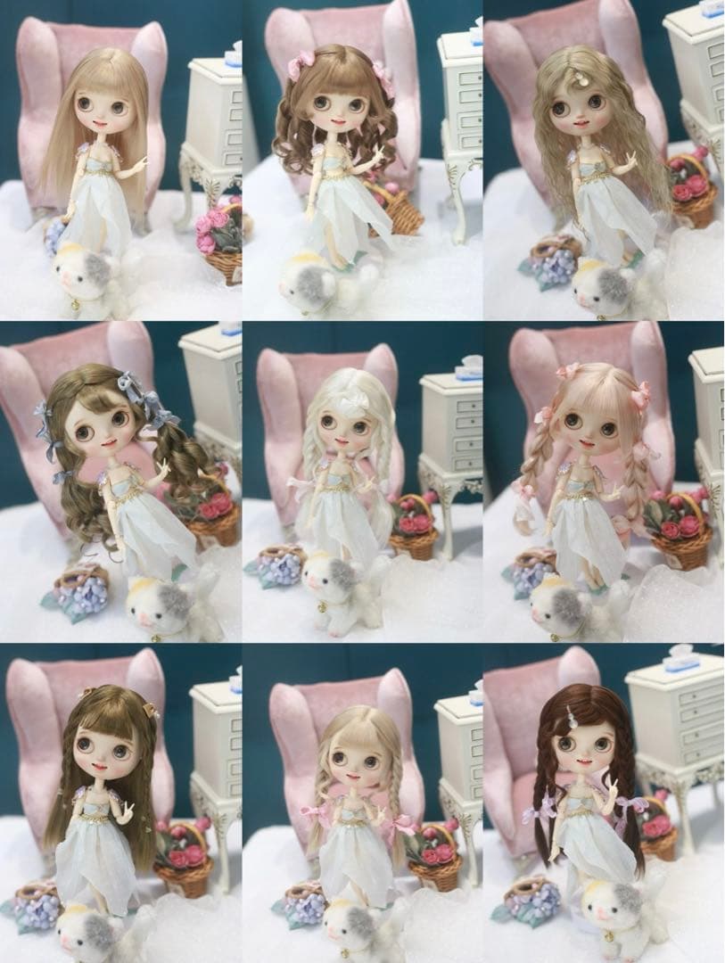一輪の花を君に アーティストベア 海外作家様 ハンドメイド テディバニー うさぎ