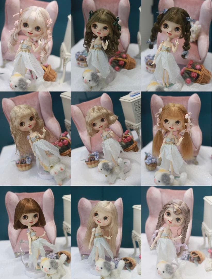 一輪の花を君に アーティストベア 海外作家様 ハンドメイド テディバニー うさぎ