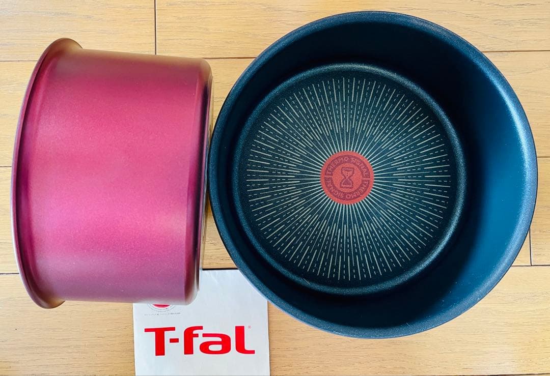 【新生活に新鍋】ティファール　ソースパン　アンリミテッドIH モーヴレッド6点セ