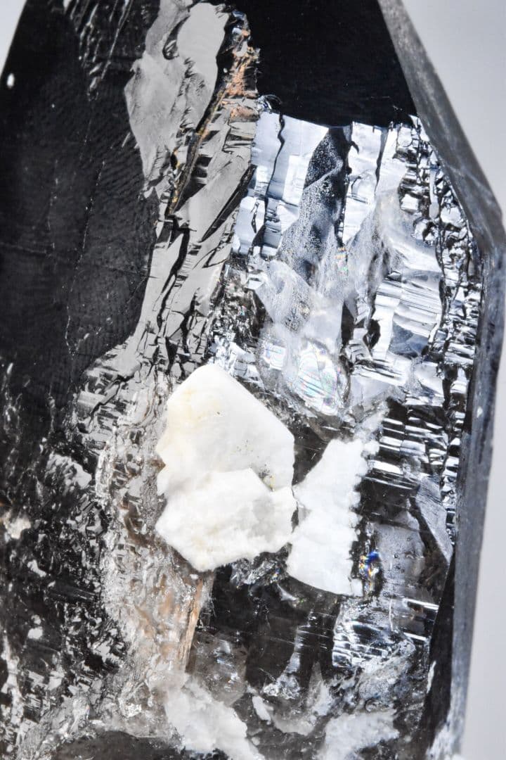 最新産出！ 岐阜県中津川市蛭川田原産 モリオンに近いスモーキークォーツ02