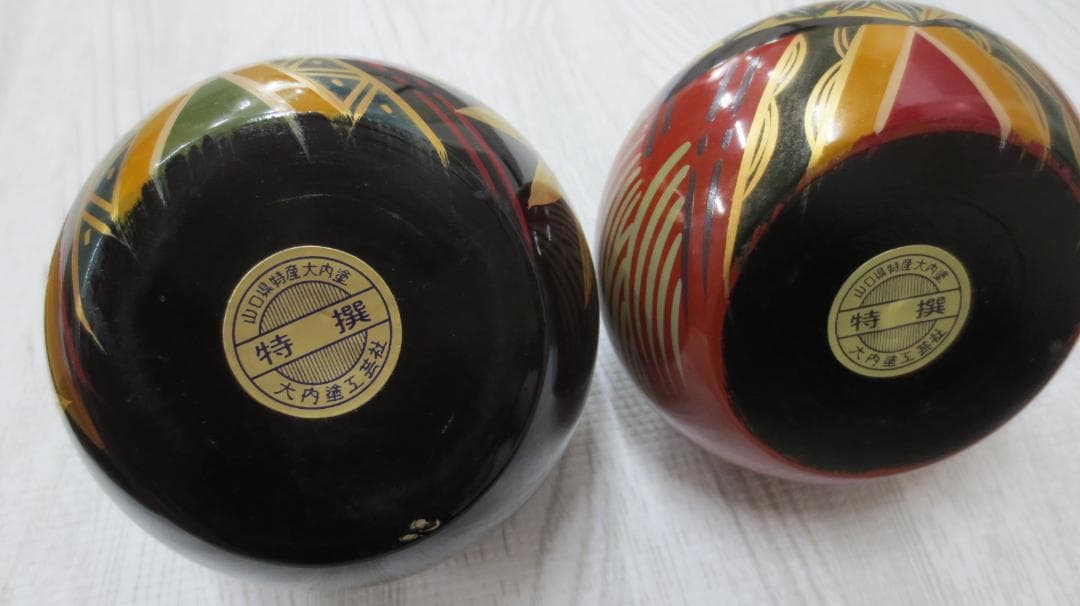 大内人形 金屏風セット