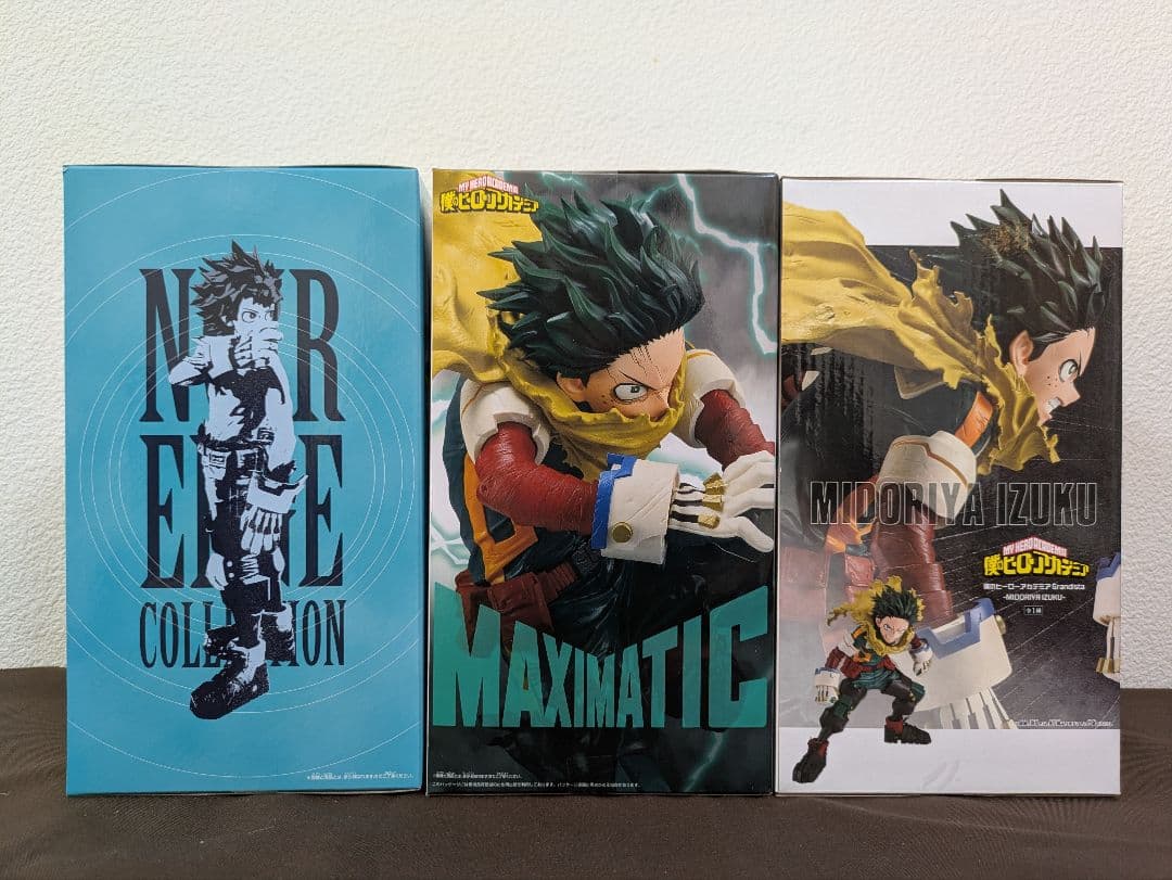 僕のヒーローアカデミア 緑谷出久 フィギュア3点セット