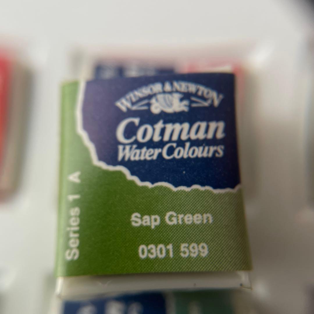 イギリス製　ウィンザー＆ニュートン　水彩　画材セット　絵の具　筆　スケッチブック