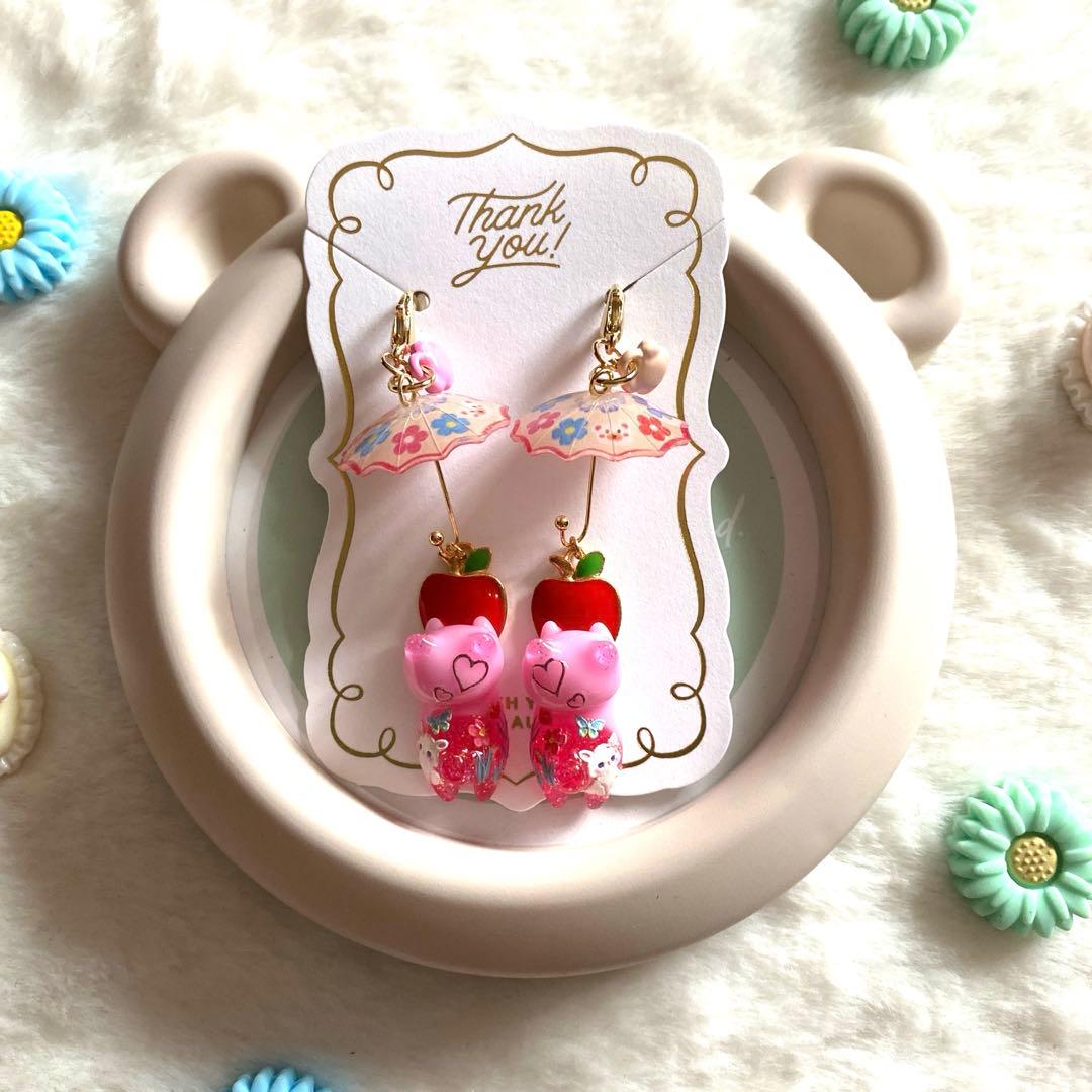 ☆アンブレラとlovely猫ちゃんチャーム☆B