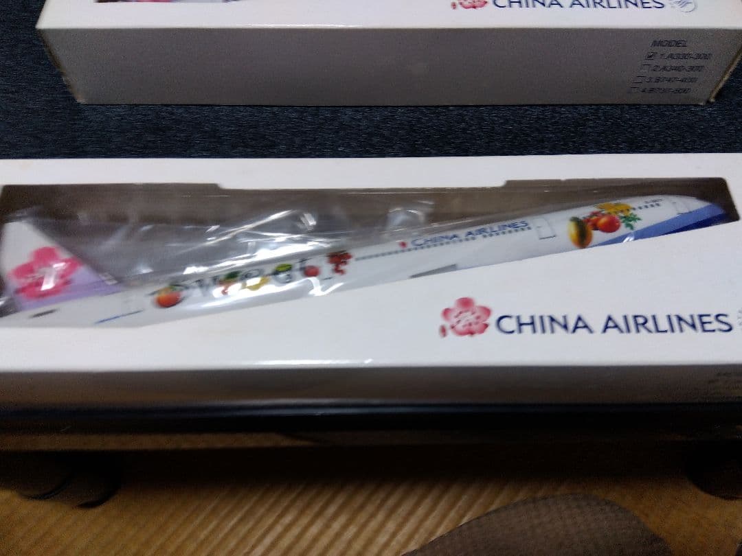 China Airlines 飛行機模型 3機セット