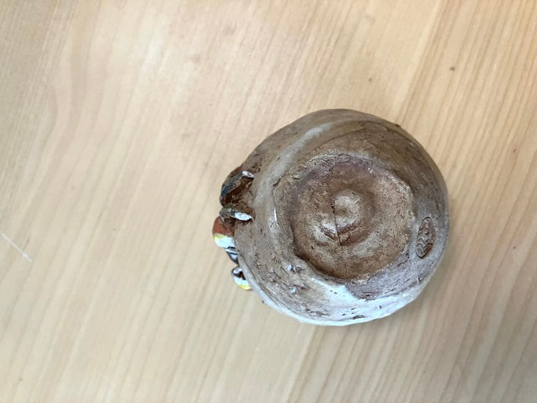 水月焼　猪口　蟹