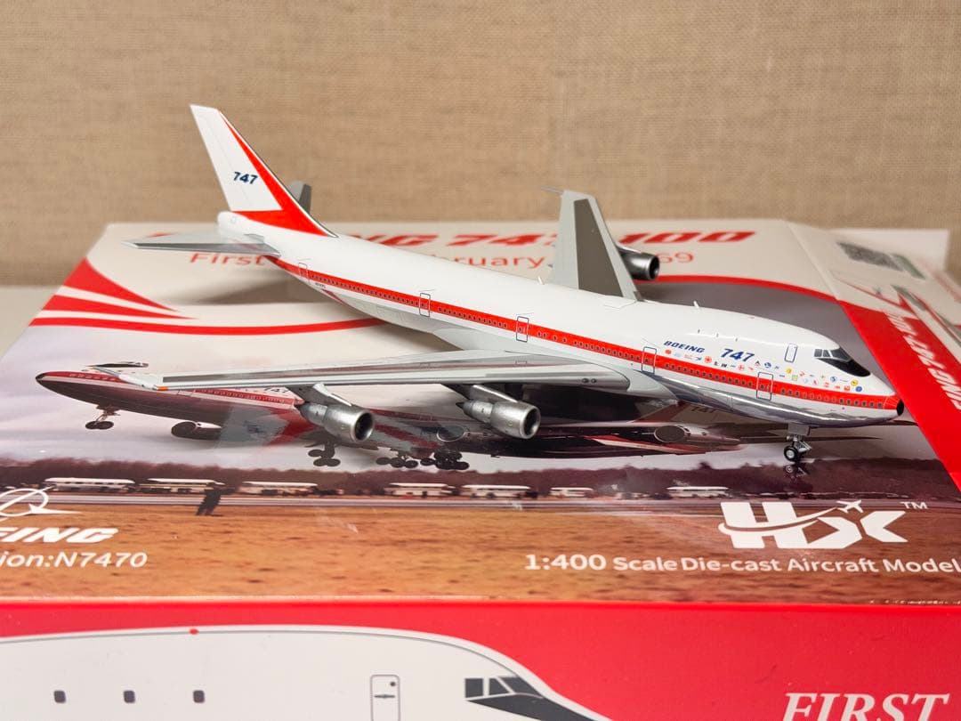 1/400 HX ボーイング747-100 試作機N7470 初号機 希少