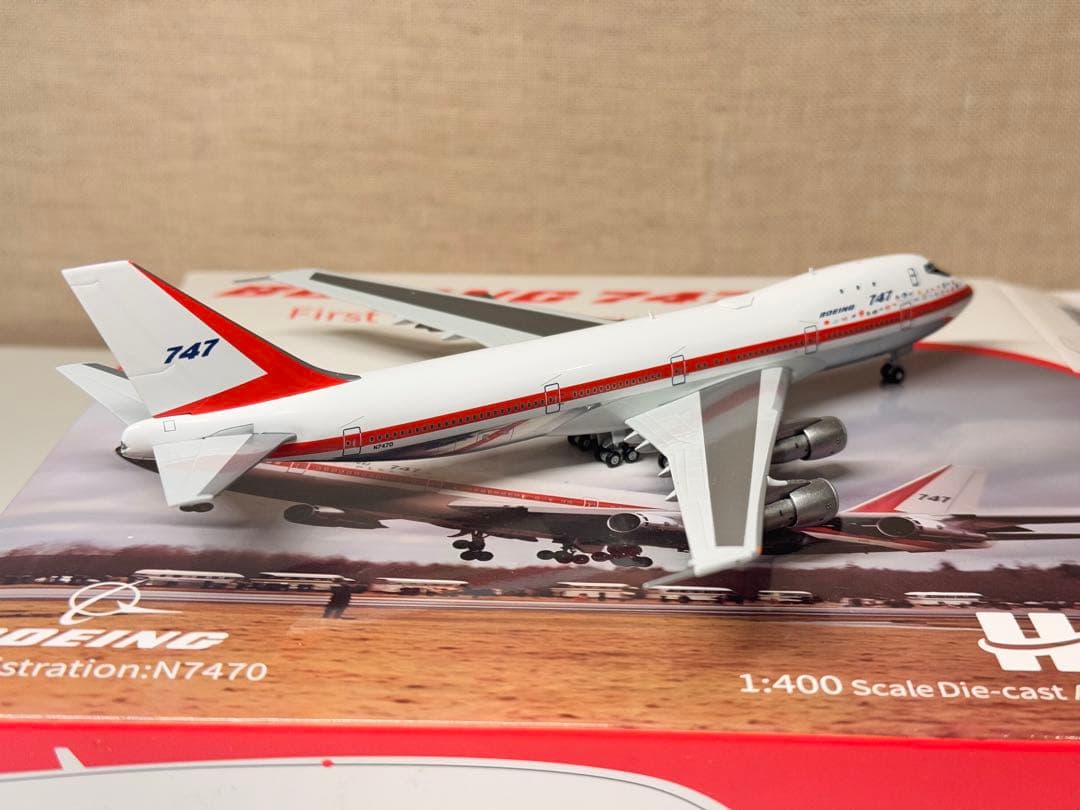 1/400 HX ボーイング747-100 試作機N7470 初号機 希少