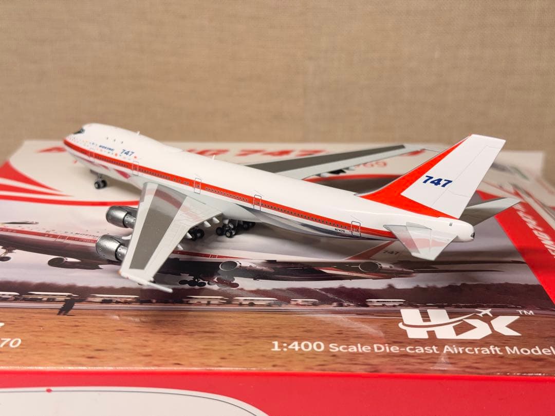 1/400 HX ボーイング747-100 試作機N7470 初号機 希少