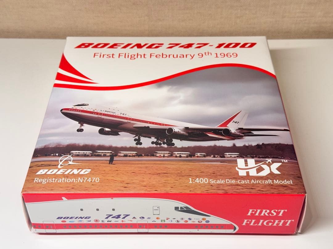 1/400 HX ボーイング747-100 試作機N7470 初号機 希少