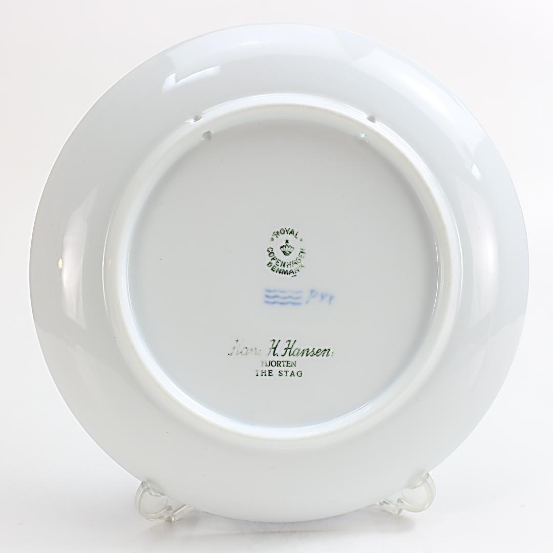 1960年 「牡鹿」 イヤープレート ロイヤルコペンハーゲン 北欧 デンマーク