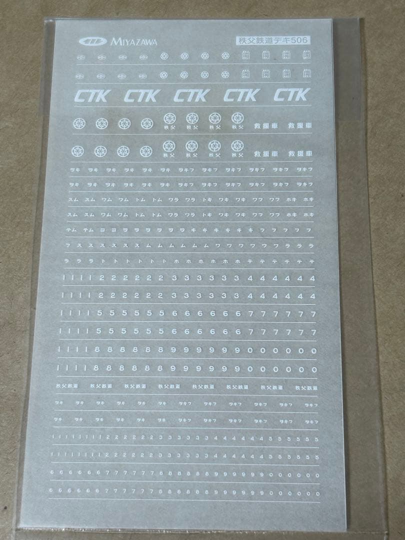 宮沢模型　Nゲージ　秩父鉄道デキ506