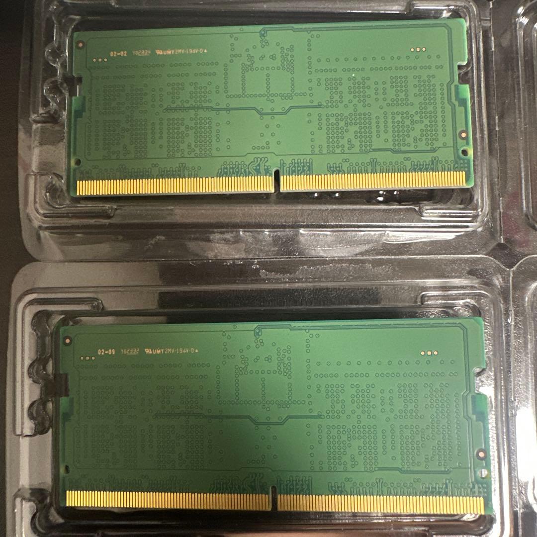 Samsung DDR5 SODIMM 8GB×2 5600 16GB メモリ
