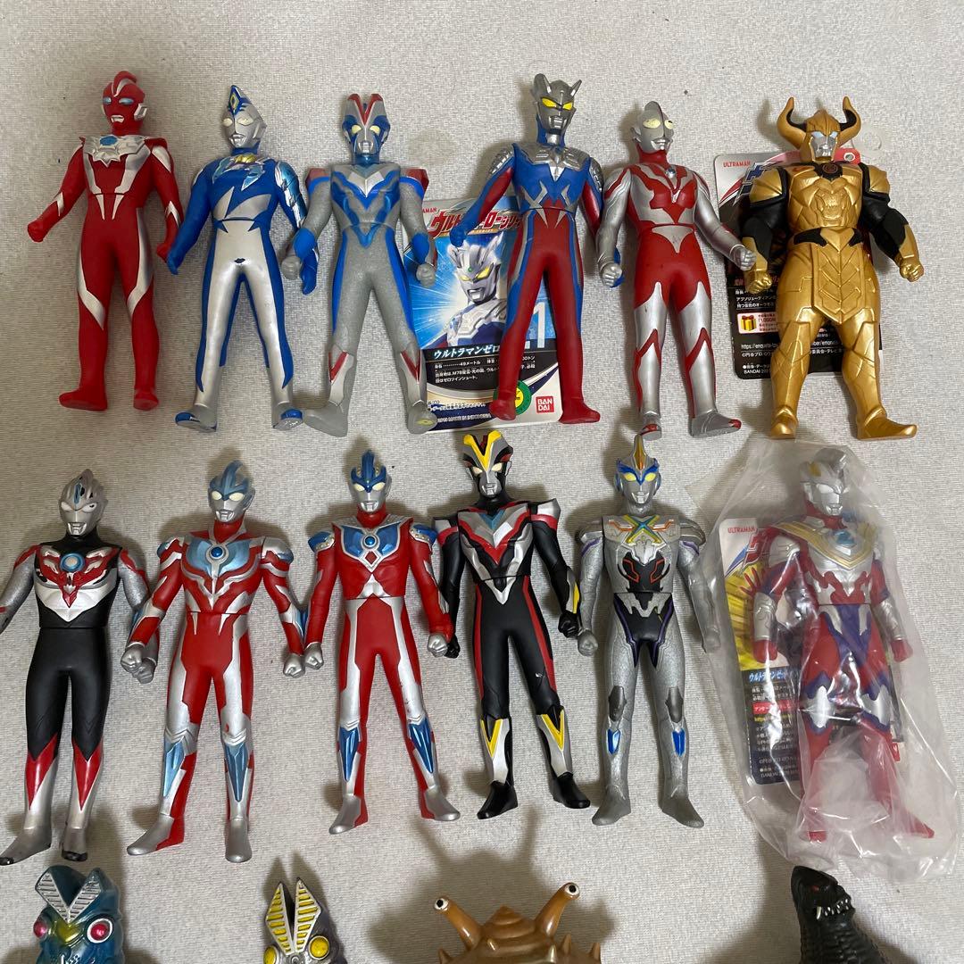 ジャンク 特撮ソフビ 120サイズ まとめ売り