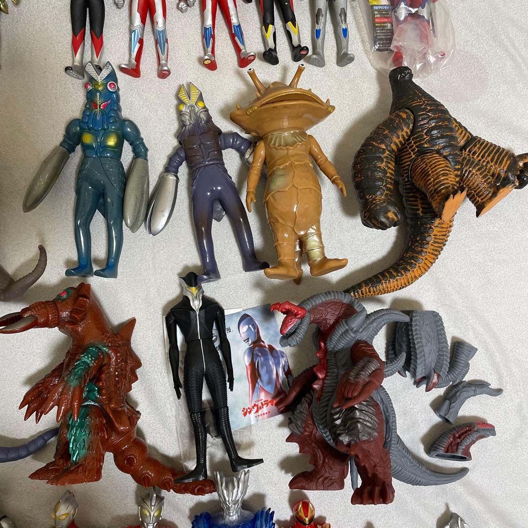 ジャンク 特撮ソフビ 120サイズ まとめ売り