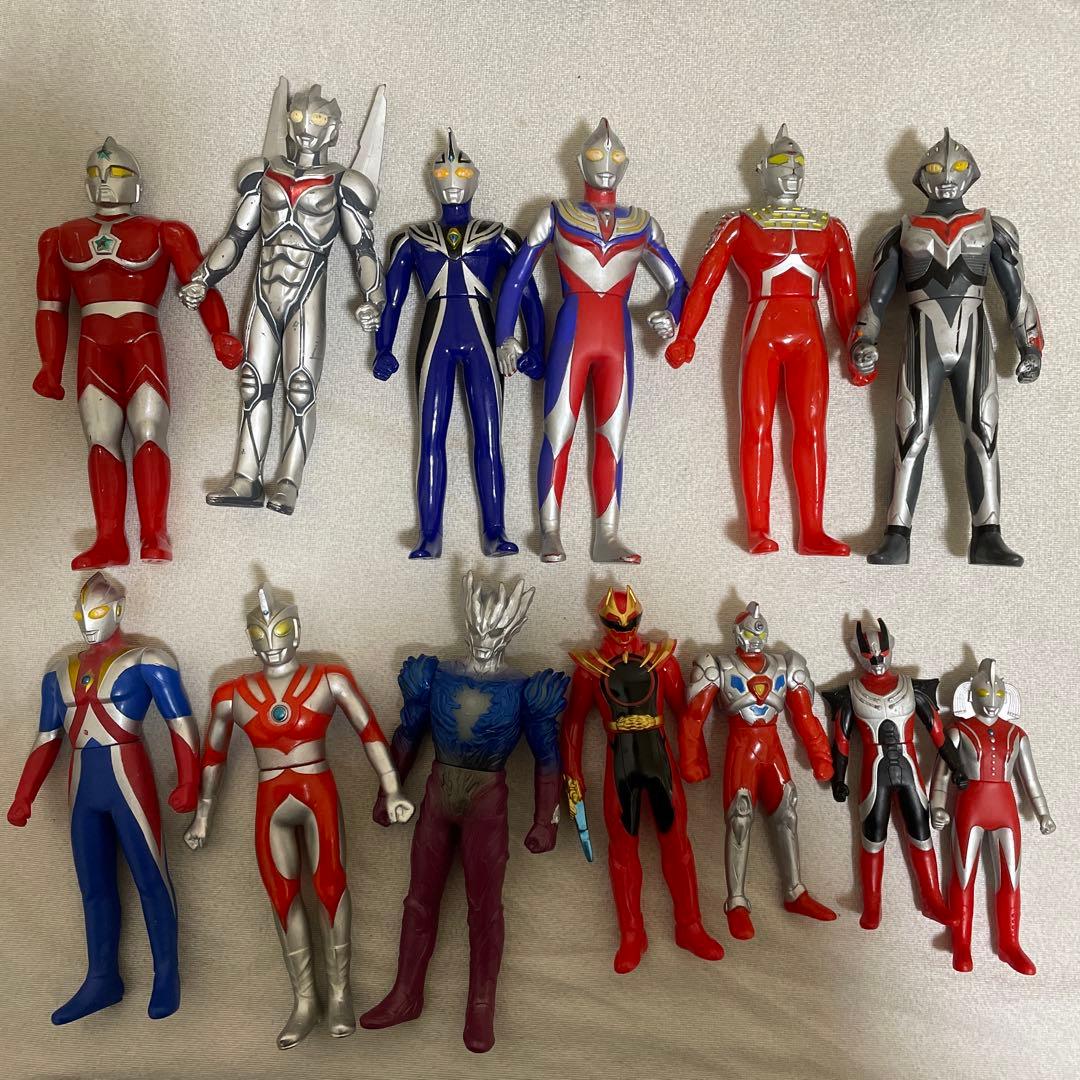 ジャンク 特撮ソフビ 120サイズ まとめ売り