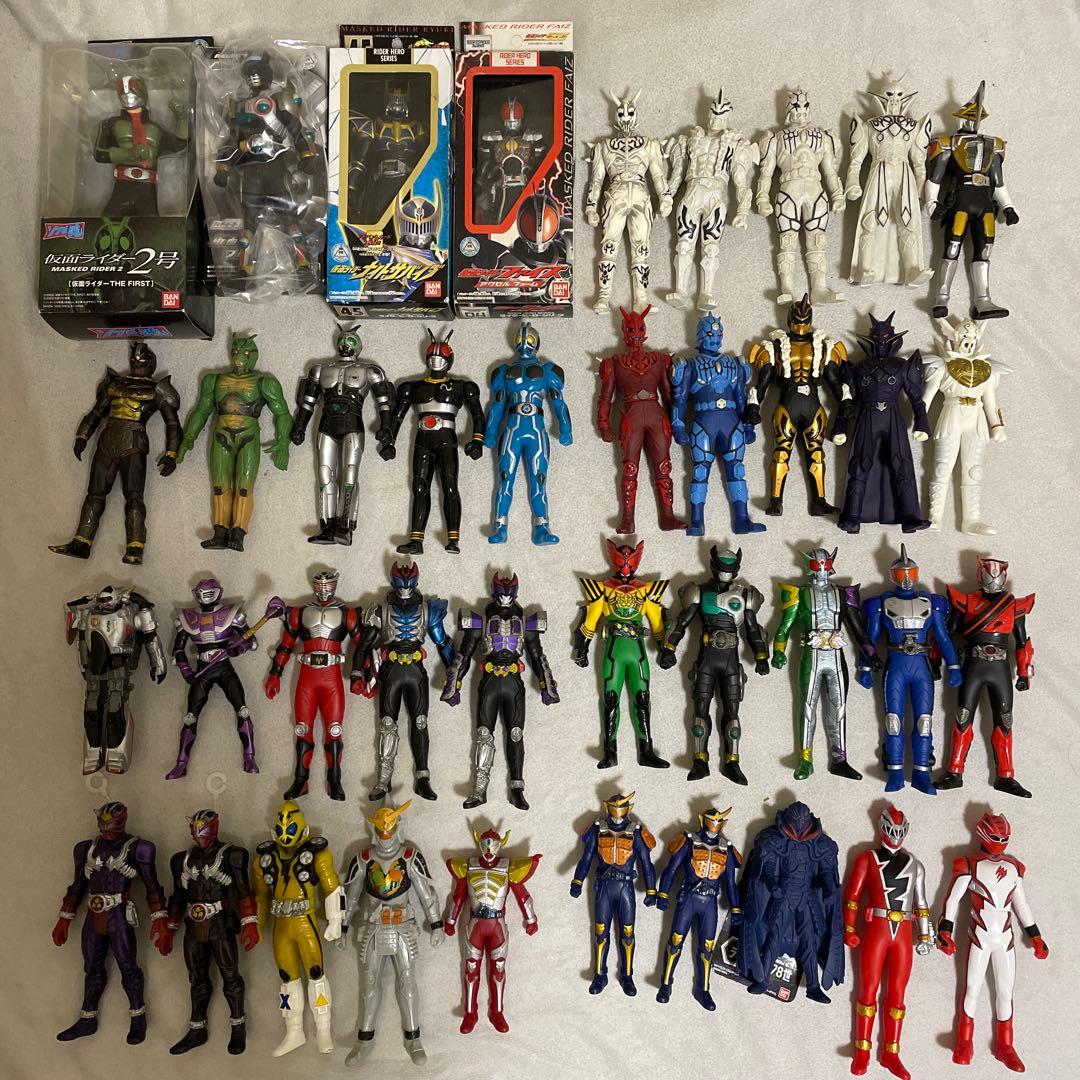 ジャンク 特撮ソフビ 120サイズ まとめ売り