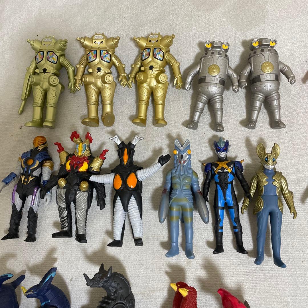 ジャンク 特撮ソフビ 120サイズ まとめ売り