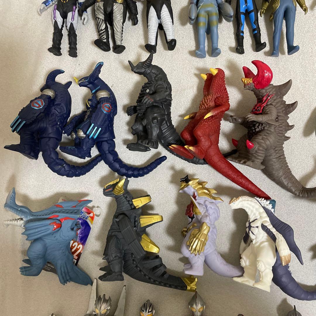 ジャンク 特撮ソフビ 120サイズ まとめ売り