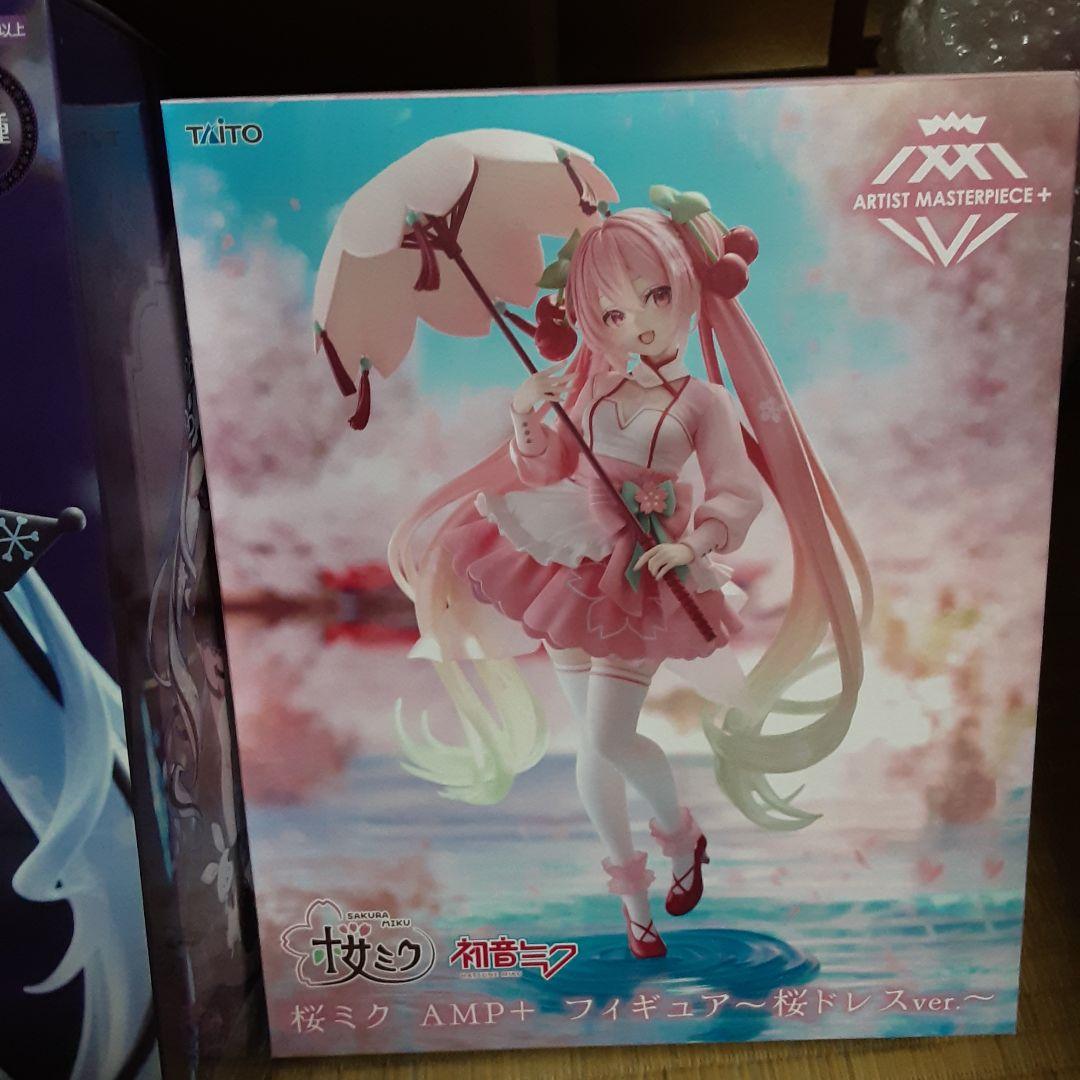 初音ミク・雪ミク・チロルミク・桜ミク フィギュア　アクリルボード６点セット