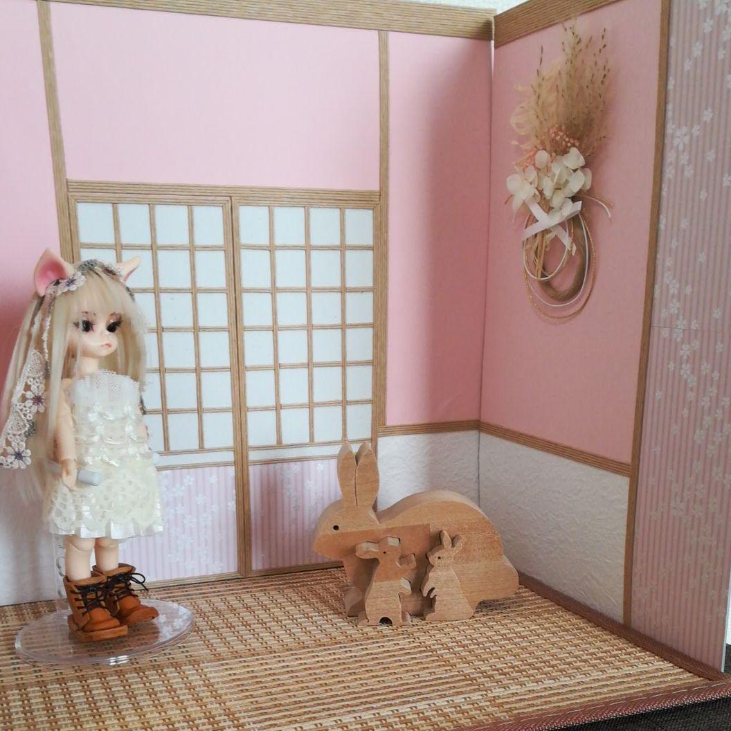 最終値下げ‼️ハンドメイド　和風ドールハウス