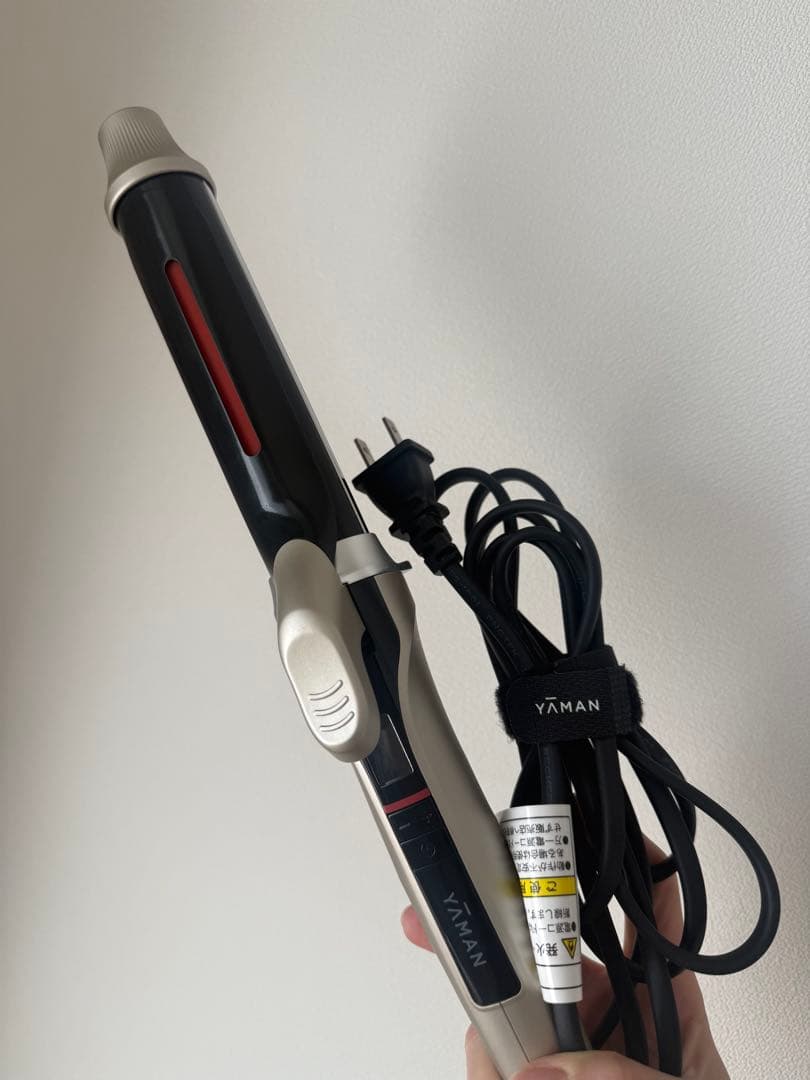 YAMAN カールヘアアイロン ブラック/シルバー