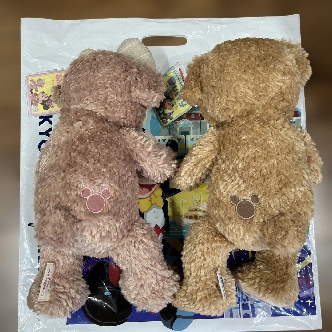 新品　ディズニー　ダッフィー　シェリーメイ　セット　ぬいぐるみSサイズ　タグ付き