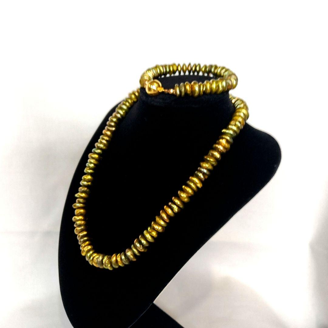 淡水パール ネックレス&ブレスレット 、コンバーチブルで66cm