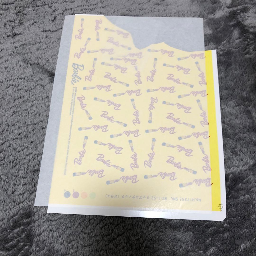 ④ポーセラーツ　転写紙　Barbie福袋　バービー　セット売り　使いかけ