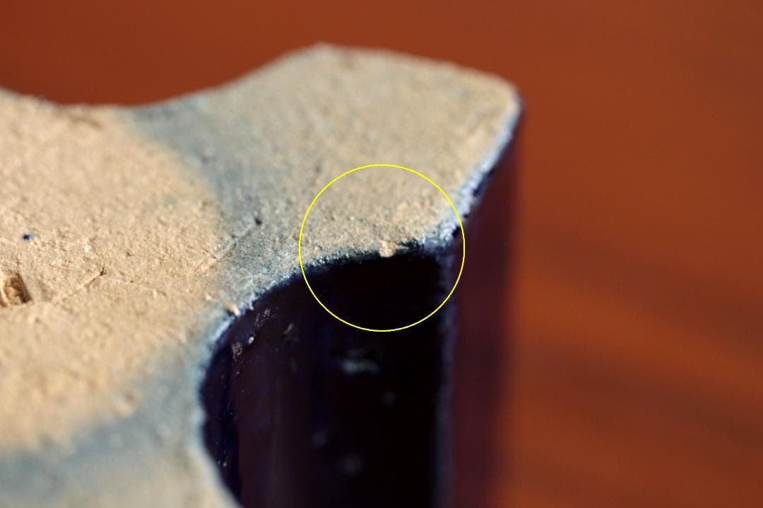 Lisa Larson リサラーソン キャンドルスタンド 紺 a