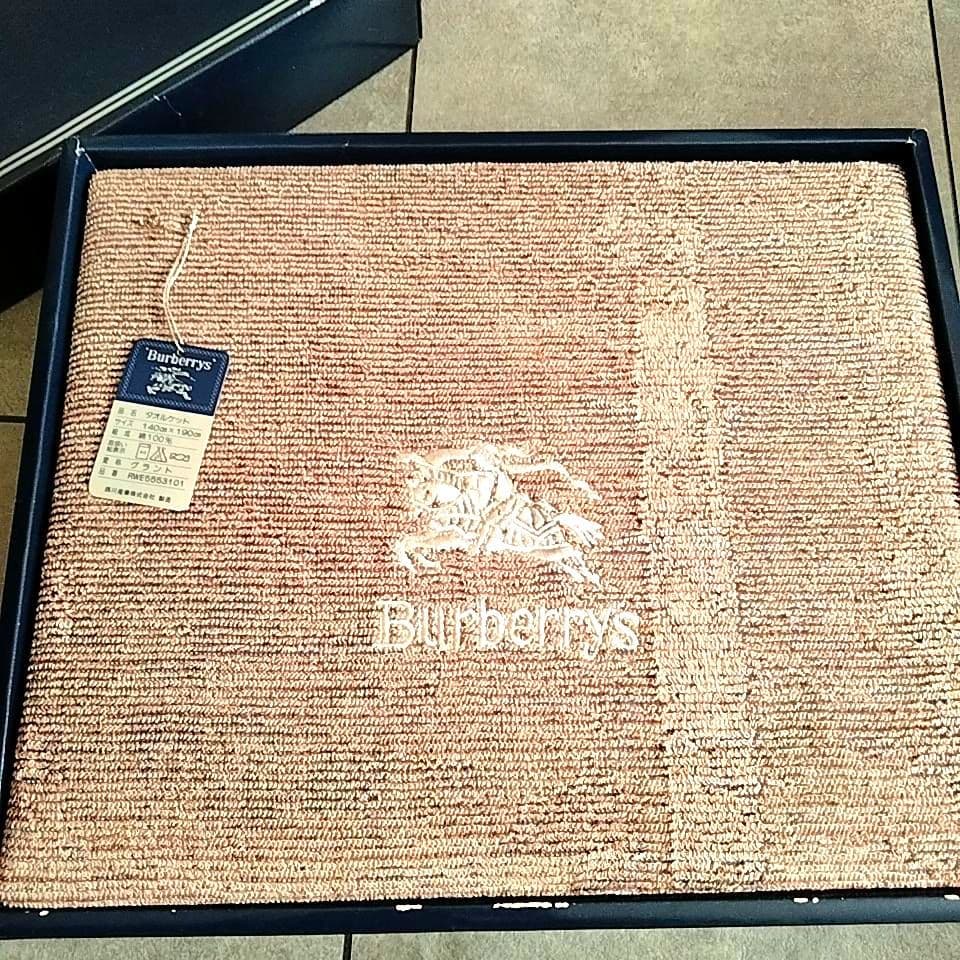 未使用　Burberry　バーバリー　タオルケット