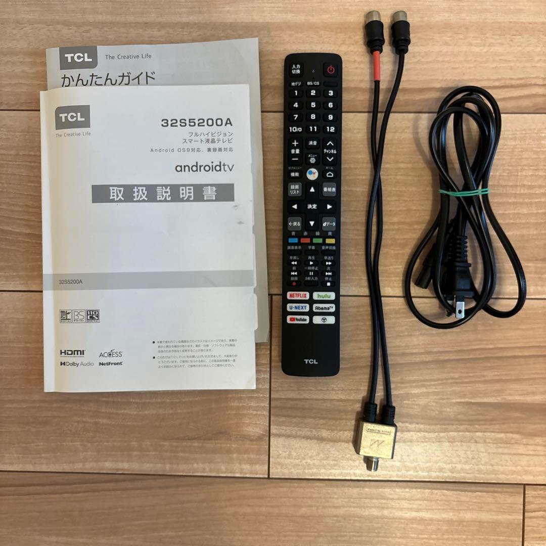 TCL フルハイビジョンスマート液晶テレビ32型　Android ジャンク品？